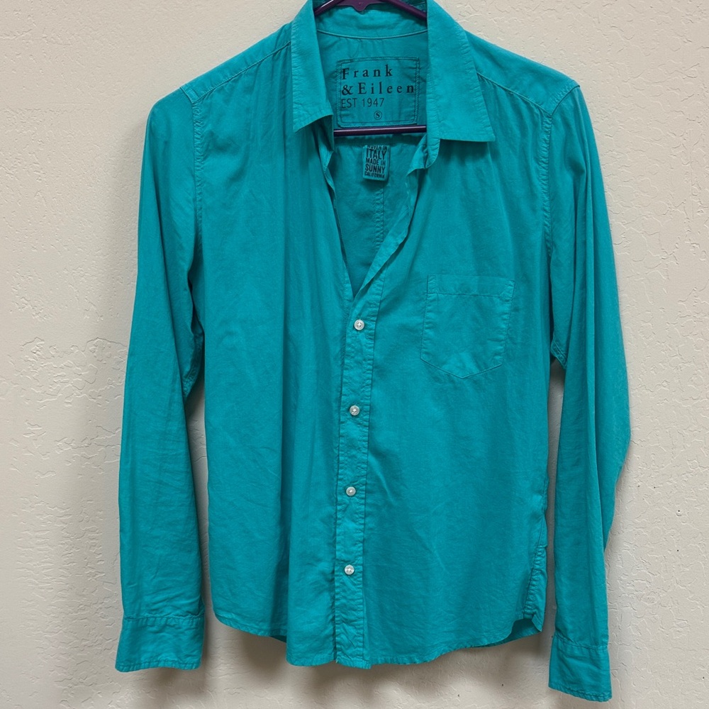 Frank & Eileen Turquoise Casual Shirt